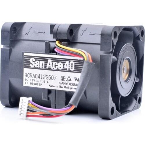 Brand new original 9CR0412G507 4cm 4056 40x40x56mm 12V 1.0A 1U 2U server cooling fan