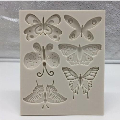Butterfly Shape Silicone Mould DIY Fondant Cake Mould Chocolate Fudge Tool E127