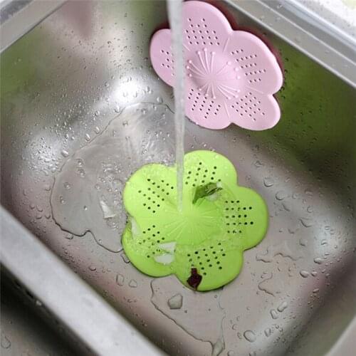 Hot Kitchen Sink Strainer Silicone Hair Catcher Bathroom Stopper Strainers Shower Cover Basin Sink Filters Floor Drain strainer