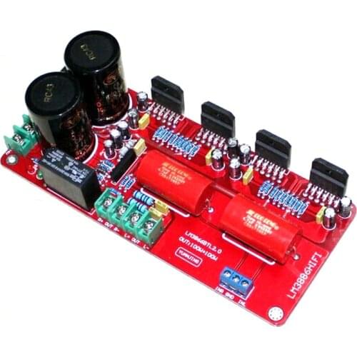 KYYSLB 6-8 ohms LM3886 BTL 2.0 2*100W pure power amplifier board AC dual 20V26V C1237 BTL