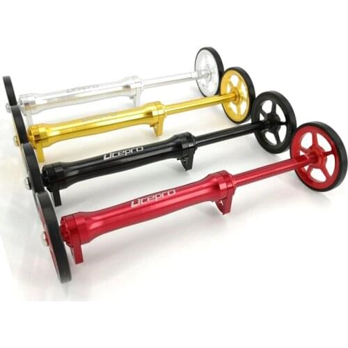 Easy Wheel Extension Rod Telescopic Bar Bike Aluminum Alloy Rear Cargo Rack Parts For Brompton Folding Bicycle