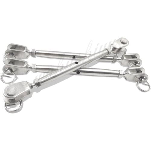 M5/m6/m8/m10/m12/m16/m20 Stainless Steel 304 Stainless Steel 304 Rigging Screw Closed Body Jaw/jaw Turnbuckle