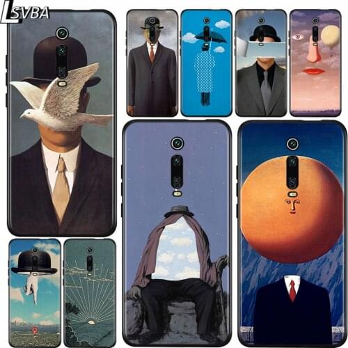 For Xiaomi Redmi 9A 9C 9 Matte Phone Case Rene Magritte For Redmi 10X K20 Pro 5G S2 8A 8 7A 7 6 6A Phone Cover