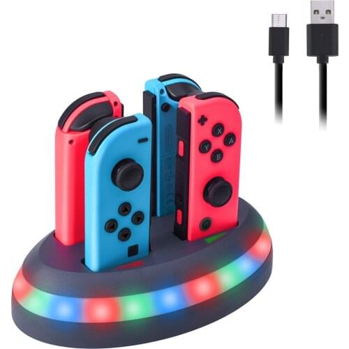 MB-BK002 Fast Charge Dock for Nintendo Switch Joy-Con Controller Game Console 4in1 Station for NS Joycon Charger Nintend Switch