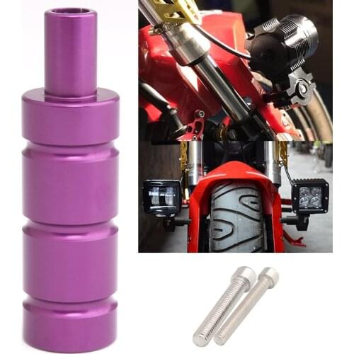 Motorcycle Universal M8 M6 Mount Sport Fog Light Tail Light Spot light Bracket Mounting Bracket Post Support Base for Cafe Racer