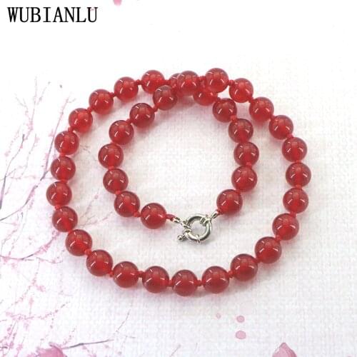 Natural stone 10mm Green Jades Quartz Beads Necklace Jadeite Jewelry Fashion Charm Gifts For Women Her Men T269