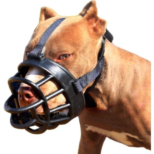 Dog Training Adjustable Compression Anti-Bite Silicone Dog Mouth Mask Pet Supplies Soft Plastic Material Non-Toxic and Tasteless