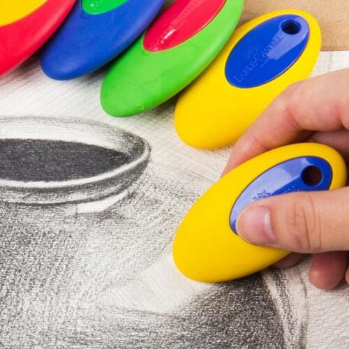 Faber Castell Egg Rubber Eraser Professional Sketch Drawing Design Pencil Eraser Creative Art Stationery Kawaii School Supplies
