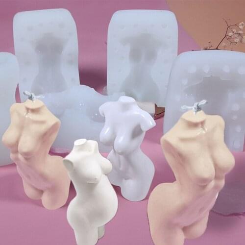 Silicone Stereoscopic Mould For Pregnant Women And Men Human Figures Gypsum Scented Candle Plaster Mould For Human Body