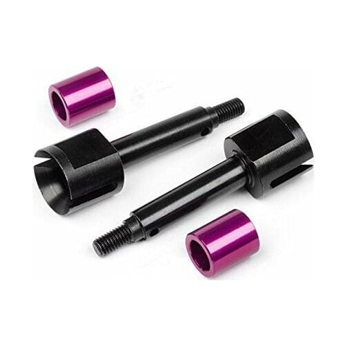 Harden Steel SUPER HEAVY DUTY WIDE AXLE 8x11x59mm For HPI Savage XL 86249 1PR Black Hardened Replacement Parts