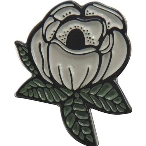 High Quality Factory Price Metal Soft Enamel Rose Flower Lapel Pin