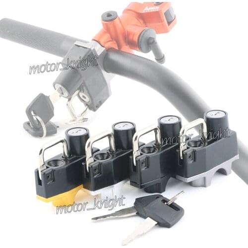 Helmet Lock For HONDA CBF125 CBF190 CBF250 CBF500 CBF600 CBF1000 Motorcycle Accessoreis Locks & Latches Handlebar Clamp