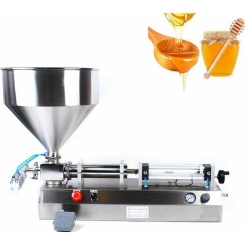 Liquid Paste Filling Machine Quantitative Shampoo Lotion Cream Honey Oil Gel Peanut Butter Filler Pneumatic Piston Filling Tool