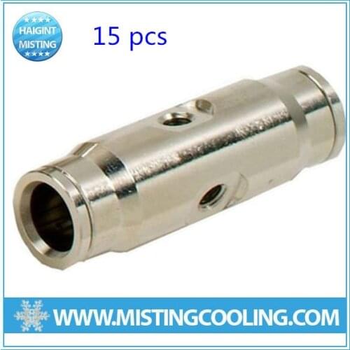 0139 HAIGINT 15pcs straight connector with two holes high pressure misting fittings
