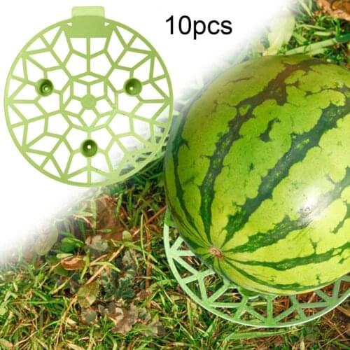 10Pcs Supports Cradles Innovative Reduce Fruit Rotted Stable Hollow Melon Plant Fruit Tray Holder for Garden