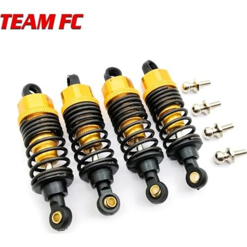 4pcs HSP 102004 122004 Aluminum Aolly Metal Shock Absorber 68mm 02002 02175 1/10 Upgrade Parts For On-Road Drift car 94123 S274