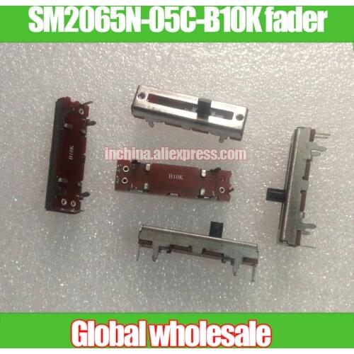 5pcs SM2065N-05C-B10K 35mm straight sliding potentiometer B10K / single linkage fader handle length 5MM