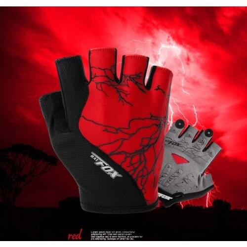 BATFOX 2018 Cycling Gloves Men Women Half Finger Breathable Pro Bike Gloves 4 Colors MTB Road Bicycle Gloves Gel Pads Mittens