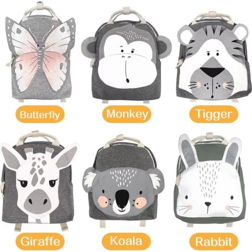 Children Fashion Backpack Cute Cartoon Animal Small Backpack Toddler School Bags Schoolbag Kids Cute Backpack School Bag 2021