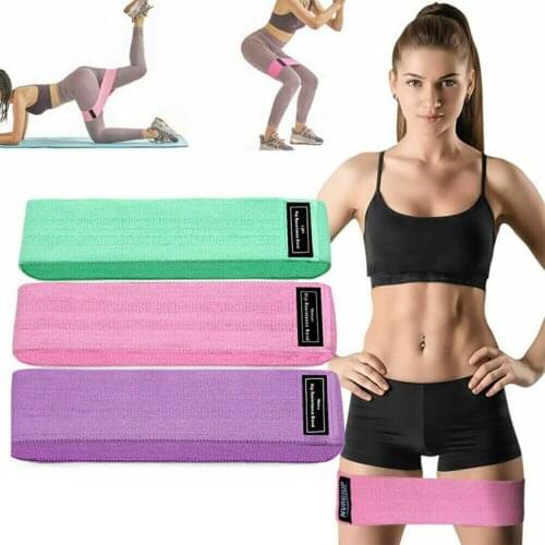 Durable Pull Band Hip Circle Bands Yoga Anti-slip Gym Fitness Resistance Band Exercises Braided Elastic Hip Lifting Rubber Band