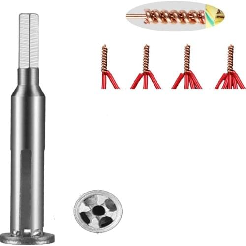 Electrical Cable Twist Quick Connector Power Drill Bit Wire Stripper Tools Automatic 2.5 square 5 lines