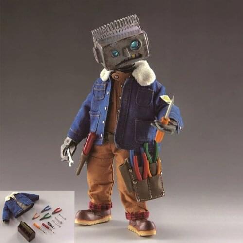 GHT001 Machine Boy Repairman Model 17cm Full Set Male Action Figure Toys for Collection In Stock