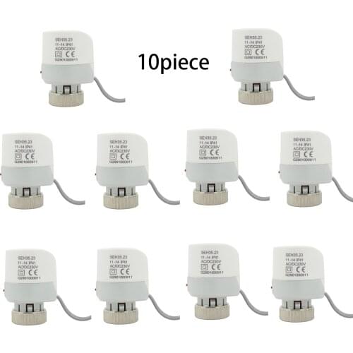 Manifold 230v Normally open electric thermal actuator thermoelectric drive motor head for plumbing underfloor heating ufh