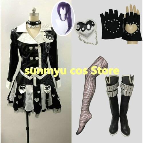PriPara Sion Todo Shion Absolute Life of a final show Girl Black Suits Cosplay Costume,Custom Size Halloween