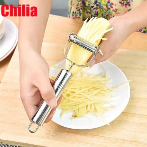 Roestvrij Staal Multifunctionele Dunschiller Populaire Slicer Julienne Cutter Snoeier Aardappel Groente Fruit Keuken Rasp Set Ge