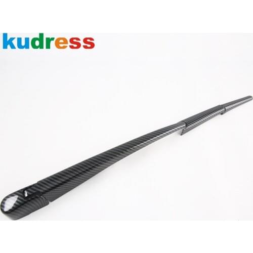 Rear Window Wiper Cover Trim For Subaru Outback 2020 2021 2022 Carbon Fiber Tail Windscreen Wind Shield Car Styling Accessories