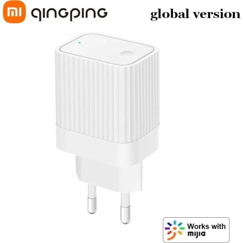 Youpin qingping WIFI Gateway with Mijia APP Bluetooth-compatible Sub-device Smart Linkage Home Device EU plug