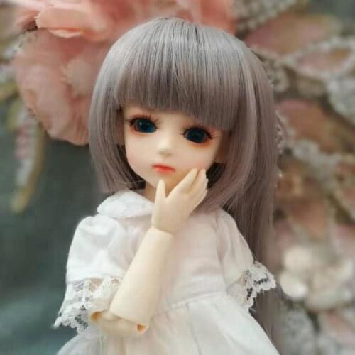 New Arrival Bjd doll wig 1/3 1/4 1/6 1/8 doll accessories long Straight hair wig