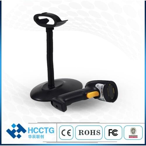 POS adapters Supermarket Barcode Laser Scanner With Stand HS-6100S
