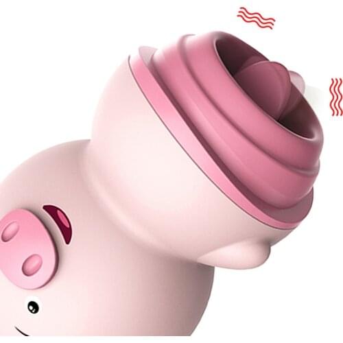 Pig Octopus Clitoris Sucker Sucking Vibrators Rechargeable Anal Licking Massage Female Sex Toys For Women Adults Erotic Machine