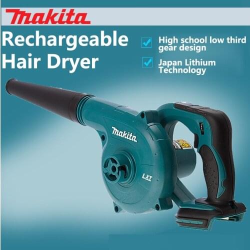 Japan Makita DUB182Z Rechargeable Hair Dryer Lithium Battery Blowing dust Tube DUB183Z Dust Blower 5 mAh Battery