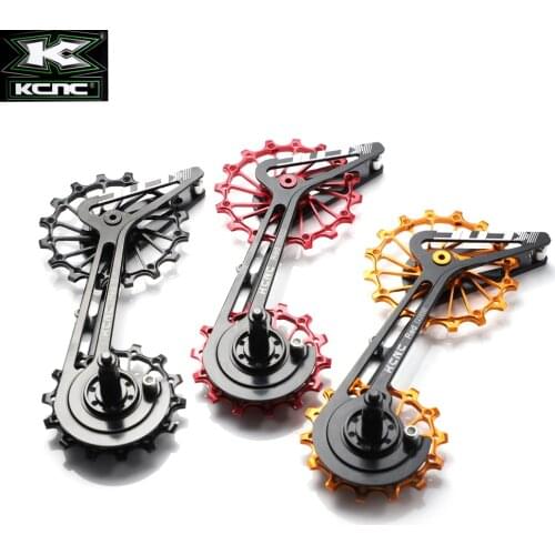 KCNC Road Bike Rear Derailleur Guide Wheel For SRAM RED FORCE RIVAL APEX 10S 11S 14T 16T Bicycle Oversized Pulley Cage