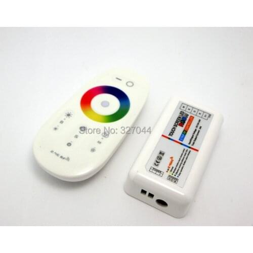 10set/lot 4channels DC12-24A RGBW led 2.4G touch controller screen RF remote control for RGBW STRIP