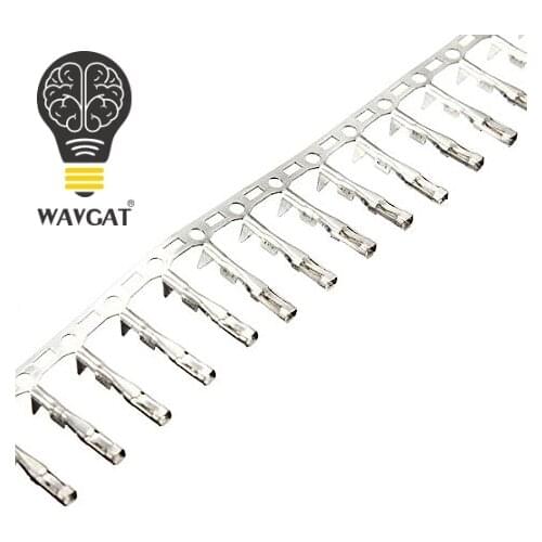 100PCS 2.54mm Dupont Jumper Wire Cable Housing Female Pin Connector Terminal