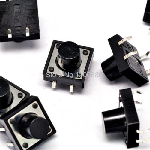 12 * 12 * 9MM touch switch Vertical 4 feet imported shrapnel micro switch (20)