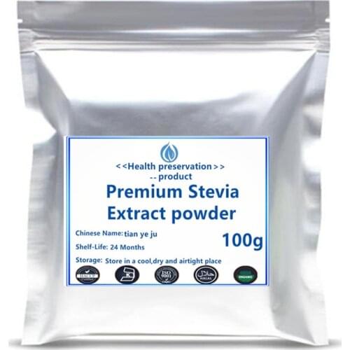 2021 New 99% organic stevia extract pure Powder Natural Sweetener Free Shipping
