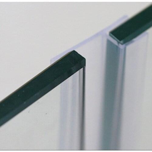 6 8 10 12mm Glass Seals Frameless Shower Door Window Balcony Screen Sealing Strip Weatherstrip Draft Stopper 1m Big h