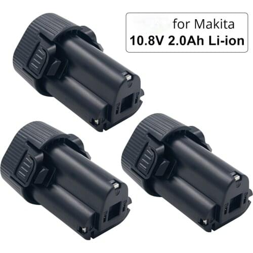 BL1013 BL1014 Rechargeable Battery for Makita 10.8V 2000mAh DF030D DF330D 194550-6 195332-9 TD090D TD090DW L50 Cordless Drills