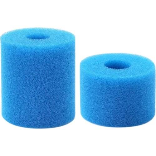 Swimming Pool Accessories Cylindrical Filter Foam Reusable Washable Sponge Foam Daily Maintenance Necessity Part Cleanable