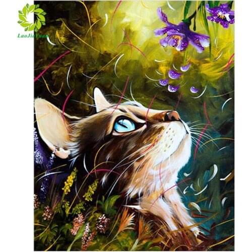SNA Diamant Painting 5D DIY Diamond Painting Full Square Drill "cat" Embroidery Cross Stitch gift Home Decor Gift
