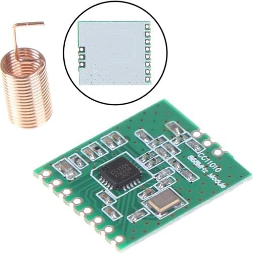 CC1101 Wireless Module Long Distance Transmission Antenna 868MHZ SPI Interface Low Power M115 For FSK GFSK ASK OOK MSK 64-byte