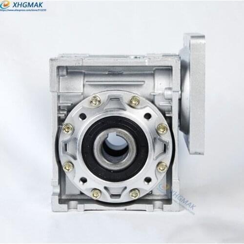 NMRV040 86mm Worm gear reducer Reduction ratio 5:1 to 100:1 input 14mm shaft for NEMA34 stepper motor