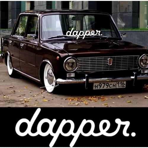 CS-1668# dapper funny car sticker vinyl decal silver/black for auto car stickers styling car decor