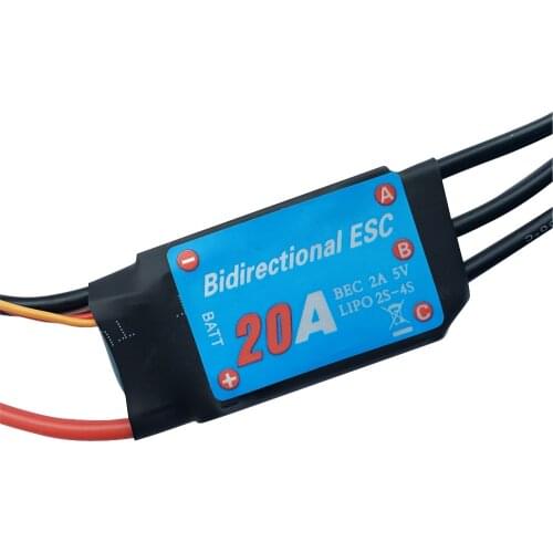 X-Motor 20A/30A//50A/60A/200A Bidirectional Brushless ESC for Remote Control Car Pneumatic Underwater Propeller