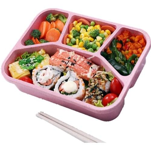 1000ml bento Box Food Storage Container Microwave Portable Lunch Box for Kids Student Lunch Box Container