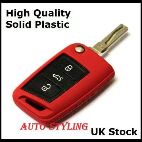Red Key Cover For Seat Leon Case Remote Fob Protector 3 III MK3 5F SC ST 40r
